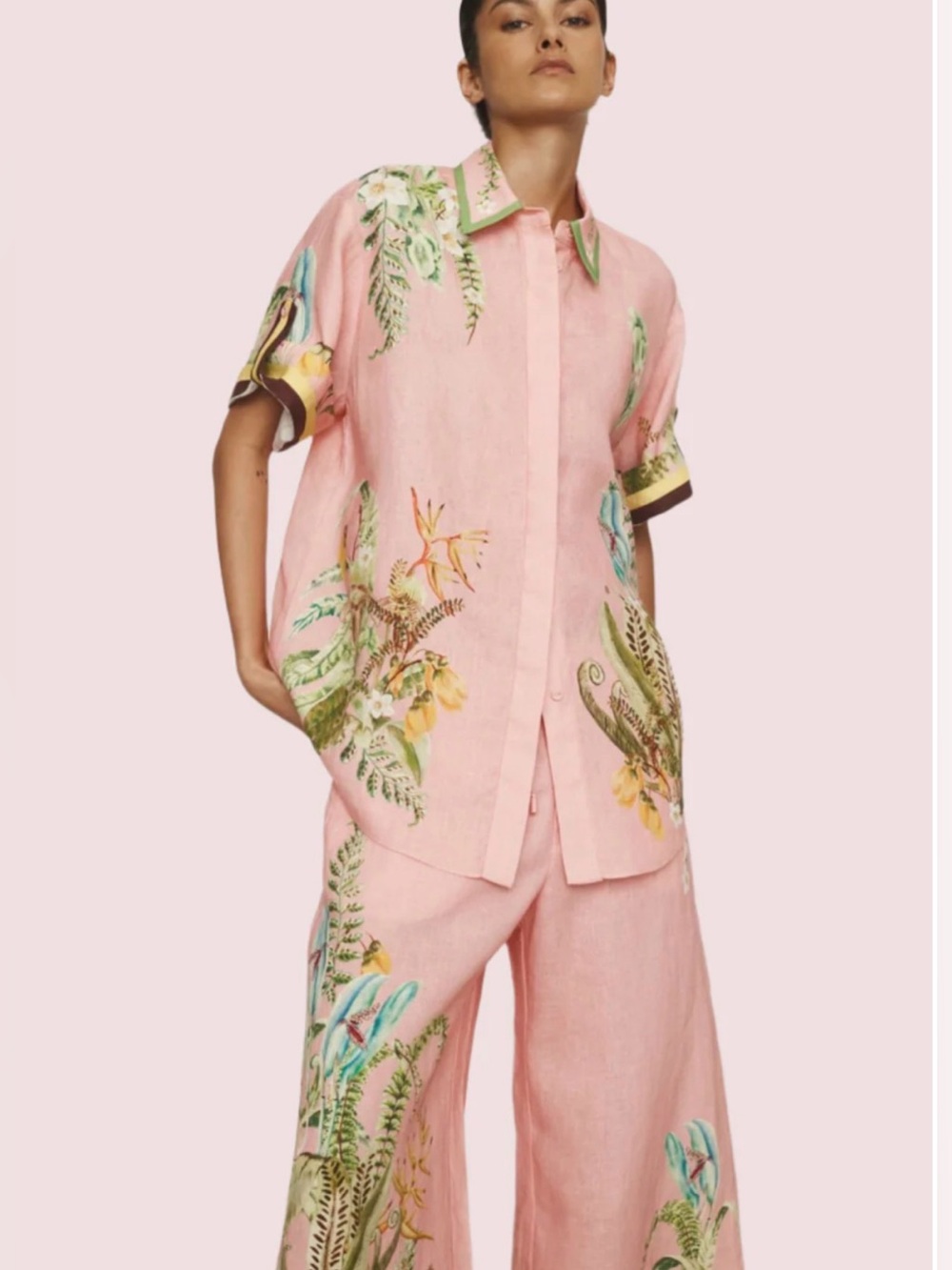 Alemais Papaya  Shirt Pink NWoT (US 6/ AU 10)